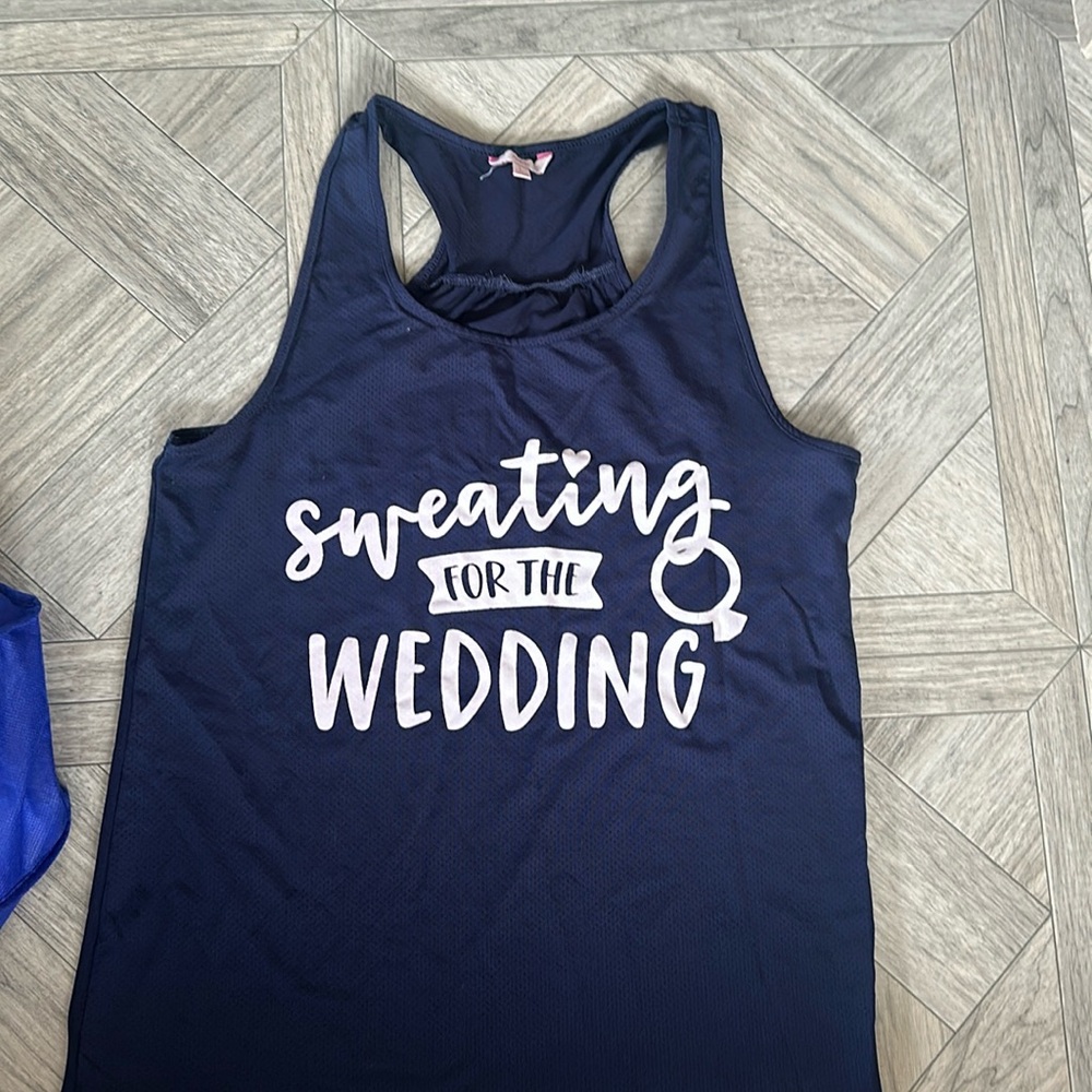 Sweating for the wedding